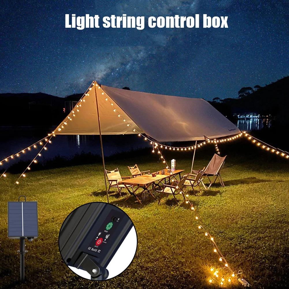 Solar Powered Lithium Panel Light 3.7/24V 1200mAh Solar Panel Control Box with Remote Control for LED String Strip Lamp 3.7V DIY