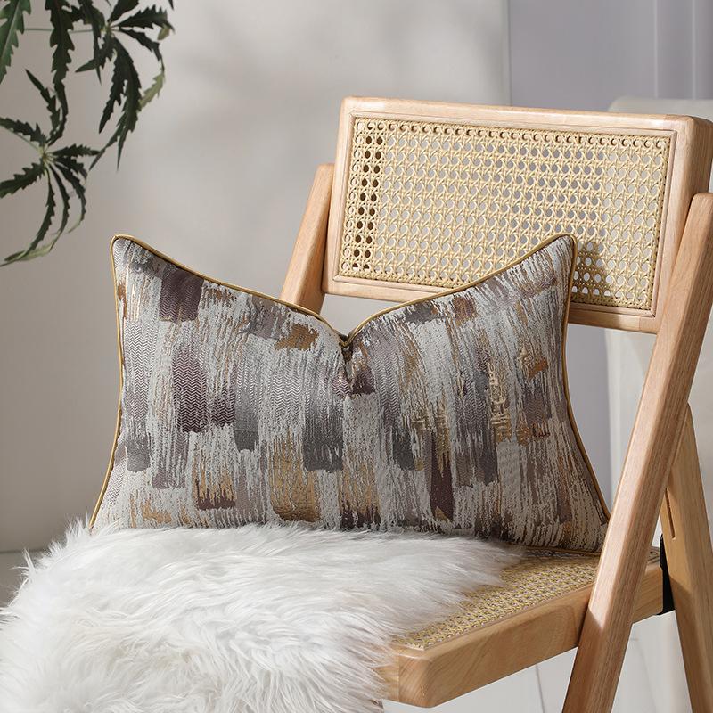 High-precision Light Luxury Sofa Decorative Lumbar Pillow, Living Room Sofa Cushion Cover, Modern Pillow