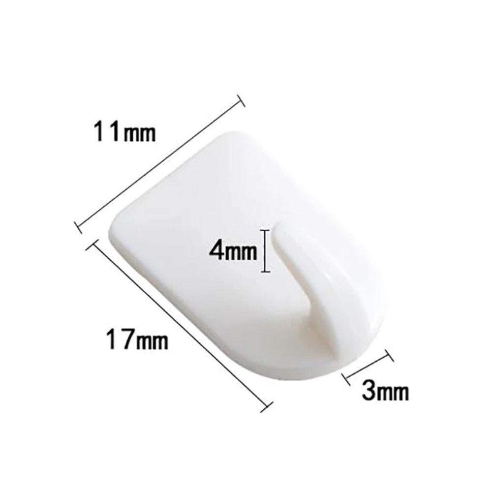 9pcs No Drilling Universal Hook Mini Wall Hanger New Self-adhesive Hook  Home