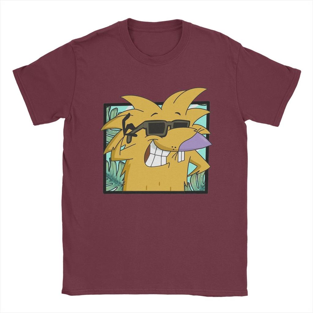 Men's T-Shirt Angry Beavers Awesome 100% Cotton Tees Short Sleeve T Shirts Round Neck Clothing Plus Size