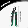 7 Inch Wire Rope Cable Cutter Compact Cutting Tool Clippers for Crafts Crafting, Fence Floral