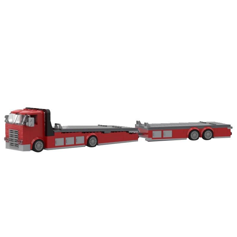 

MOC Lego-Compatible Virtual Truck Model: Creative Building Blocks Gift