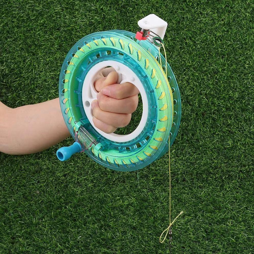 Plastic Kite Reel Winder with Line Professional Kite Handle Wheel Flying Tool Winder Flying Kite