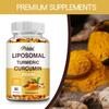 CURCUMA CURCUMINA LIPOSOMIALE, Estratto Massima Forza per la Salute delle Articolazioni e la Digestione, 100% Puro, 2000mg