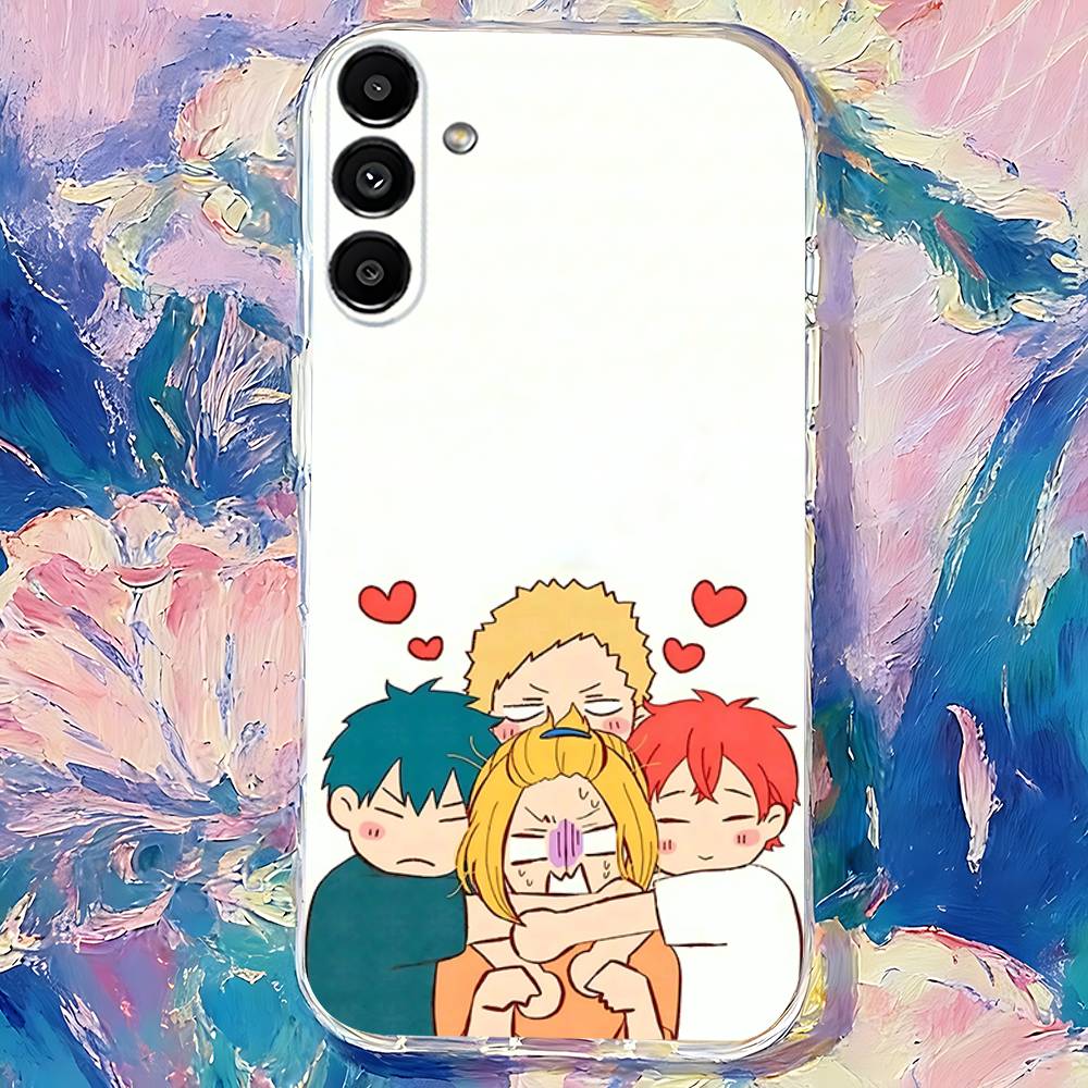 G-Given Yaoi Anime Clear Phone case suitable for  Samsung S30,S25,S24,S23,S21,S22,S20,S10,5G,FE,lite,PIus,Ultra Transparent