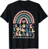 Ik Hou Van Jullie Allemaal Les Afgelopen Laatste Dag Van School Docenten Cadeau Unisex T-shirt