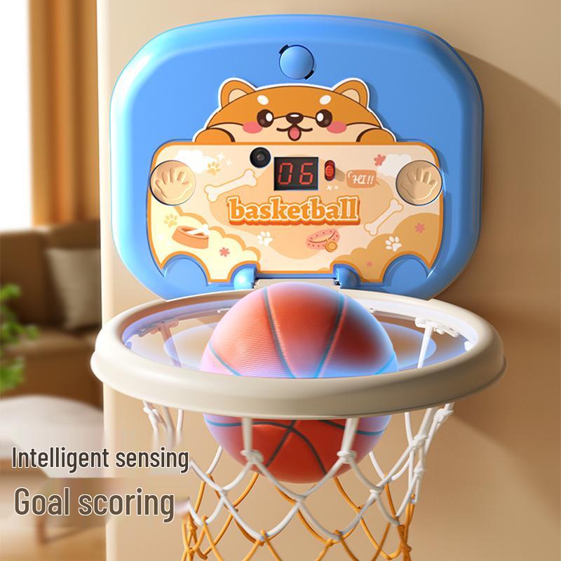 Toddler Basketball Hoop & Stand for Indoor Play - 1-3 Years Old, Quiet Home Toy & Birthday Gift