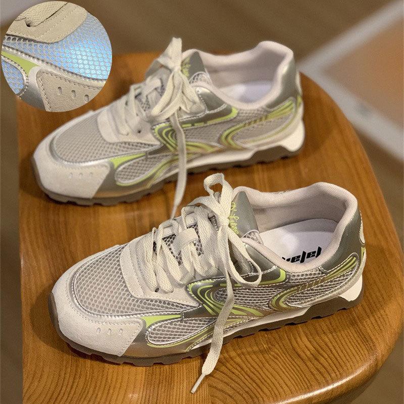 

Ретро сетчатые дышащие повседневные кроссовки спортивные кроссовки Форрест Гамп женские 2025 новые летние кроссовки с цветовой блокировкой 35