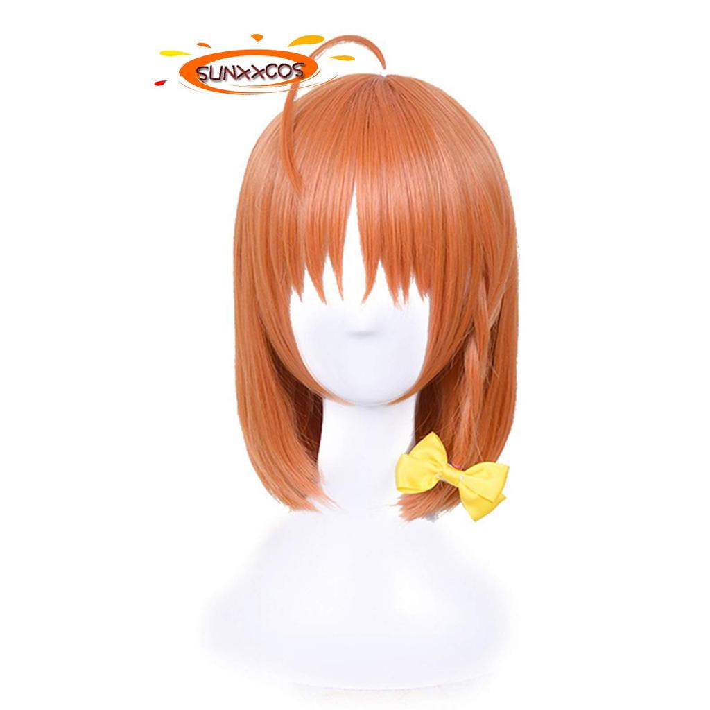 SUNXXCOS Love Live Heat-resistant Cosplay Wig with Net Wig Costume Accessories for Women Cosplay Props Cosplay Props (Takahashi Chika (Headwear
