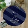1pc T-Tottenham Hotspur  Carpet, Round Rug, Comfortable, Suitable for Entryways, Living Rooms, Office, And Bedrooms, Christmas Decoration