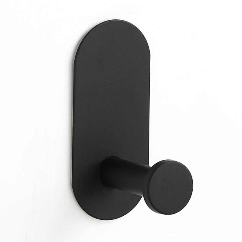 Stainless Steel Bathroom Hardware Set No-drill Towel Bar Holder Self-Adhesive Toliet Paper Holder Robe Hook Bathroom Accessories