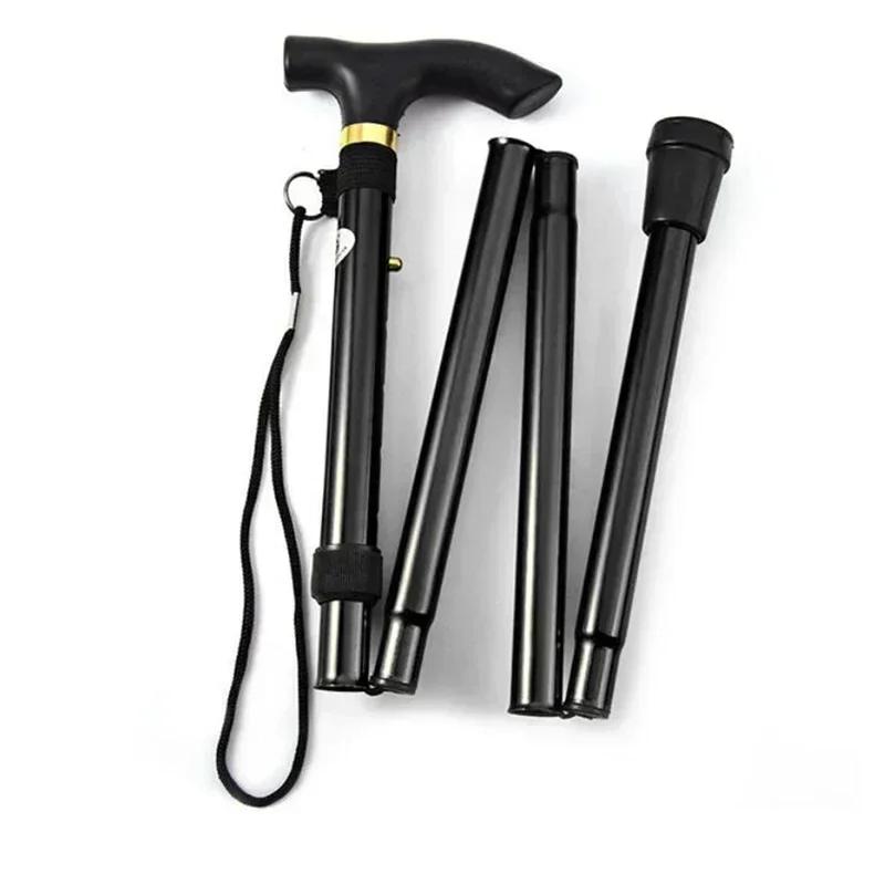 Telescopic Walking Stick - Aluminum Alloy Hiking Pole for Trekking & Elderly Support
