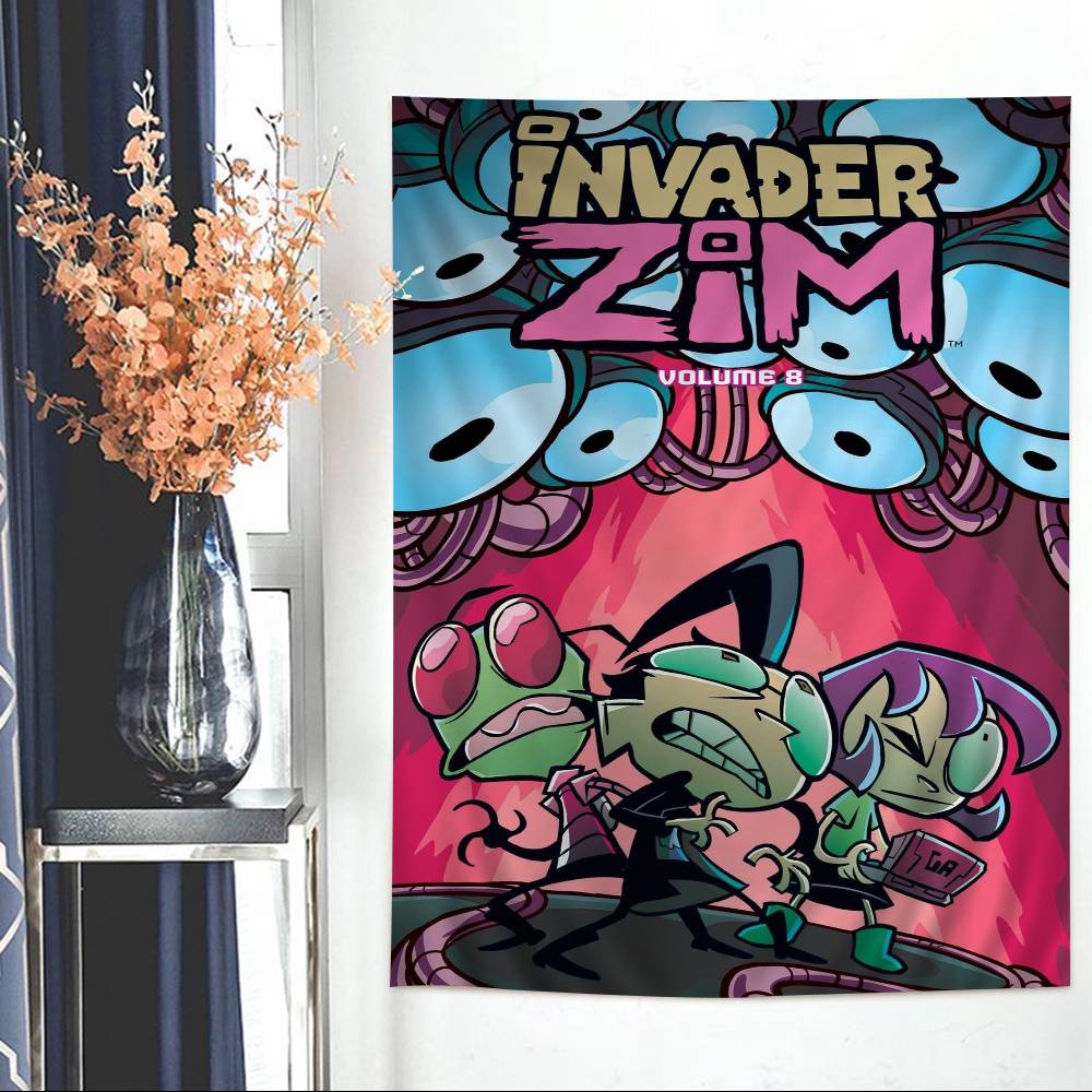 Classic Comedy IInvader ZZim Colorful Tapestry Wall Hanging Bohemian Wall Tapestries Mandala Wall Hanging Sheets