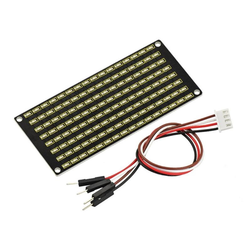 Programmable LED Display Component 8x16 Array Using AIP1640 Chip for DIY Electronics and Advertising Gestures