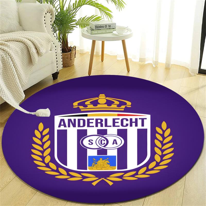 Personalized Anderlecht Round Chair Office Rug - Perfect for Mat, Office Chair & More - Ideal Gift for Birthdays and Holidays
