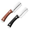 Vegetable Peeler with Wood Handle 3-in-1 Stainless Steel Kitchen Tool Bottle Opener Ergonomic Rust-Proof Portable Camping Food Prep Tool