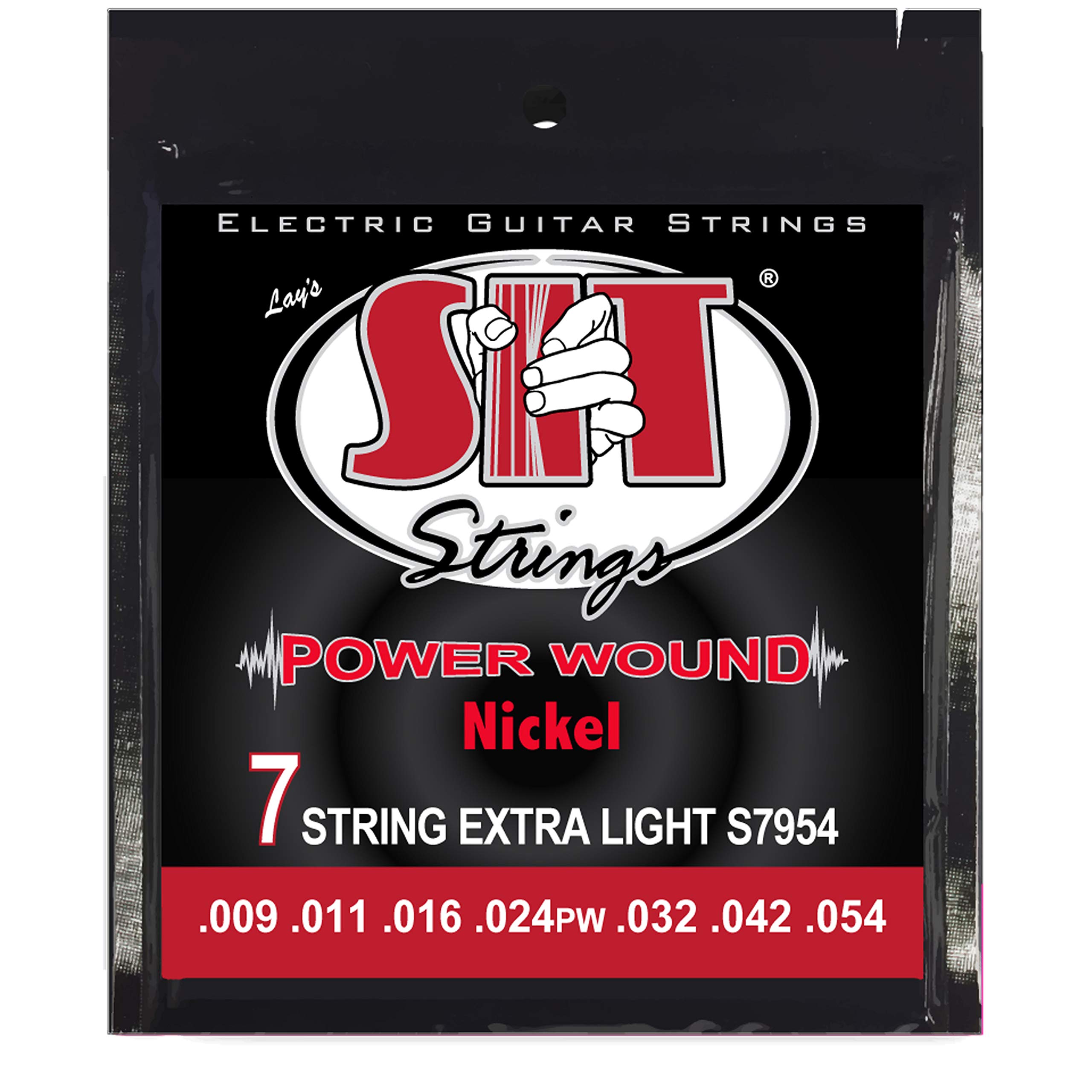 

SIT STRINGS Electric Guitar Strings 7 Strings PowerWound 7-STRING EXTRA LIGHT S7-954 .009-.054 []