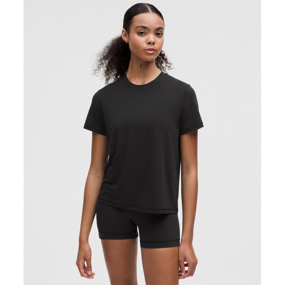 

Lululemon Джерси Тренировочная классическая рубашка с коротким рукавом, черная 8