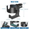 Drink Holder Table Headphone Holder Under Desk Headset Holder 360 Degree Rotating Headphone Stand Detachable Cup Holder Organizer Drink Holder Table