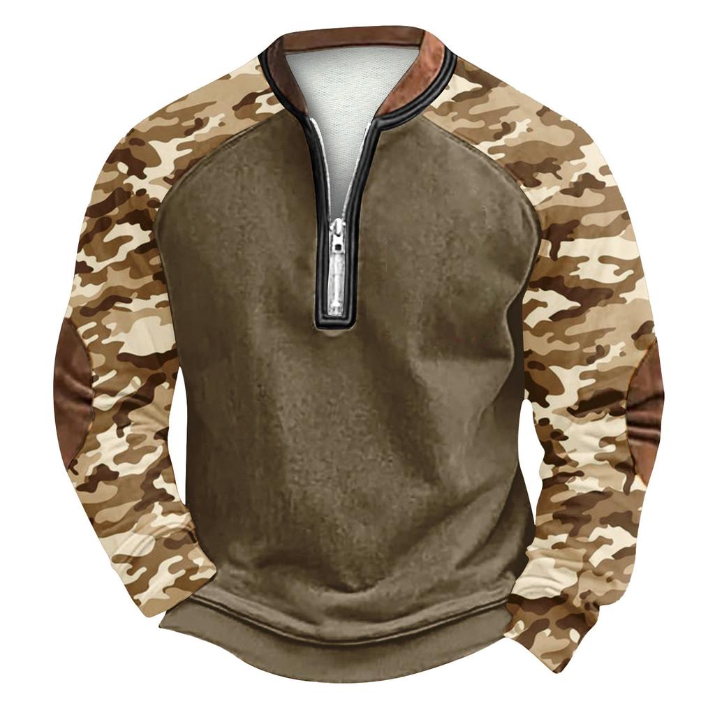 Erkek Kış Tokalı Sweatshirt Erkek Baskılı Erkek Sweatshirt