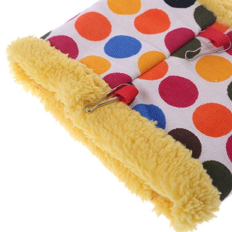 Bird Hanging Hammock for Cage Winter Warm Nest Plush Tent Hideout Parrot Snuggle for Small Birds Sleeping Playing top sale