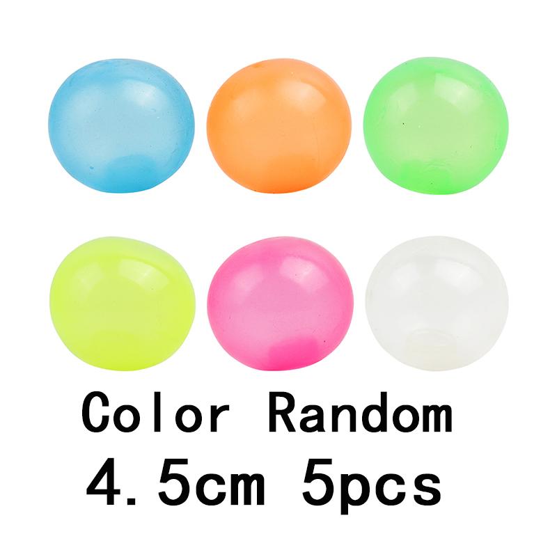 

светящиеся потолочные липкие мишени интерактивные мячи для снятия напряжения и игрушки для снижения давления с липким захватом(Цветной случайный)