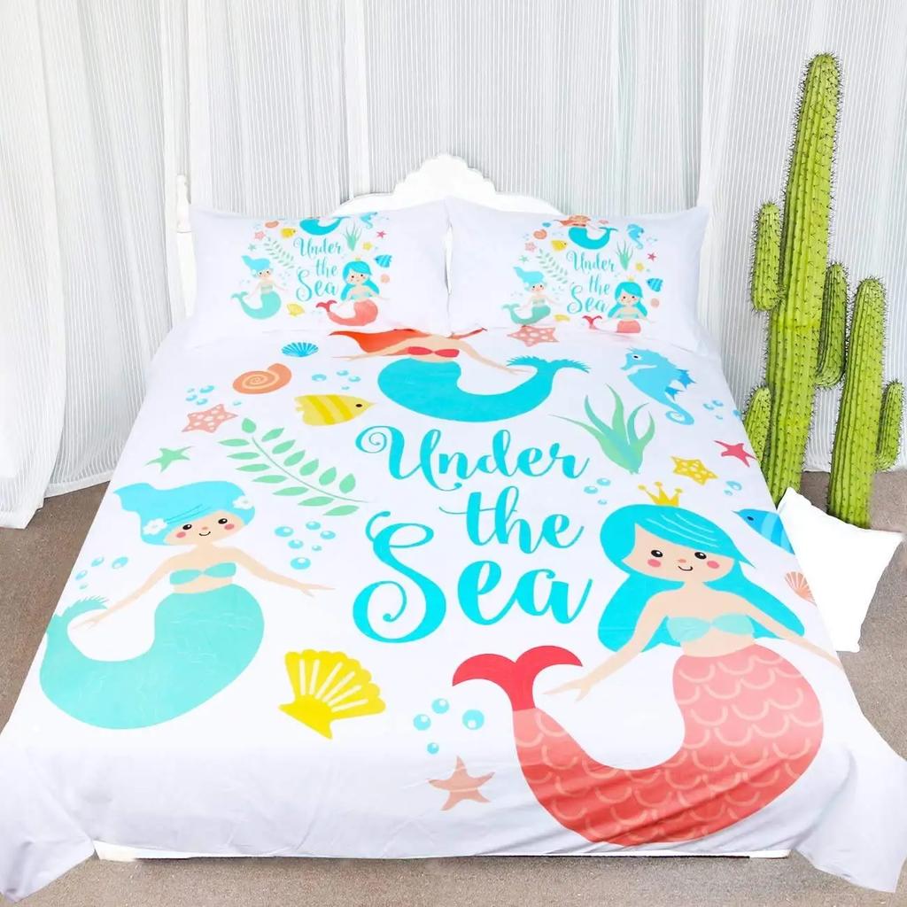 African American Duvet Cover Gilrs Kids Cute Ballet Princess Dancer Bedding Set Double Queen King Size Polyester Qulit Cover