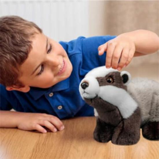 Tobar Animigos Badger Plush Stuffed Bear Plush Toy Toy, Animal, Badger,