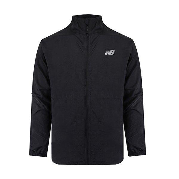 

New Balance Impact Run Packable Windbreaker Jacket Black Amj2164 Bk AMJ2164BK:M (measurement 95)