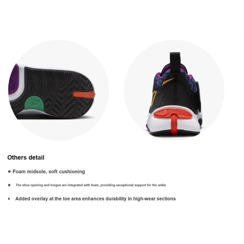 Nike Team Hustle D11 SE PS Mystic Navy Kids Sneakers Black Cosmic-Clay University-Gold FQ7659-001