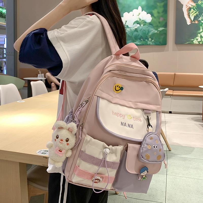School Bag Children, Primary School Students, Girls, High-value Cute Backpack, Junior High School Student, College Student Backpack