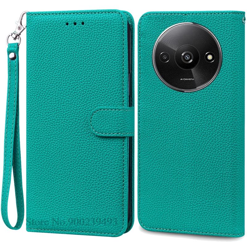 Pro Redmi A3 Pouzdro Kožené Peněženkové Vyklápěcí Pouzdro Pro Xiaomi Redmi A3 Kryt Ochranné Fundas Coque Pro Xiaomi Redmi A3 A 3 Pouzdro na Telefon