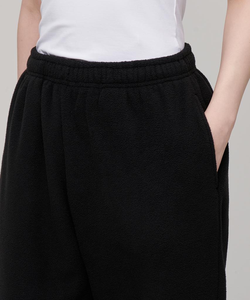 MUSINSA STANDARD WOMAN Women'S Polar Fleece Variable Lounge Sweatpants [Black]