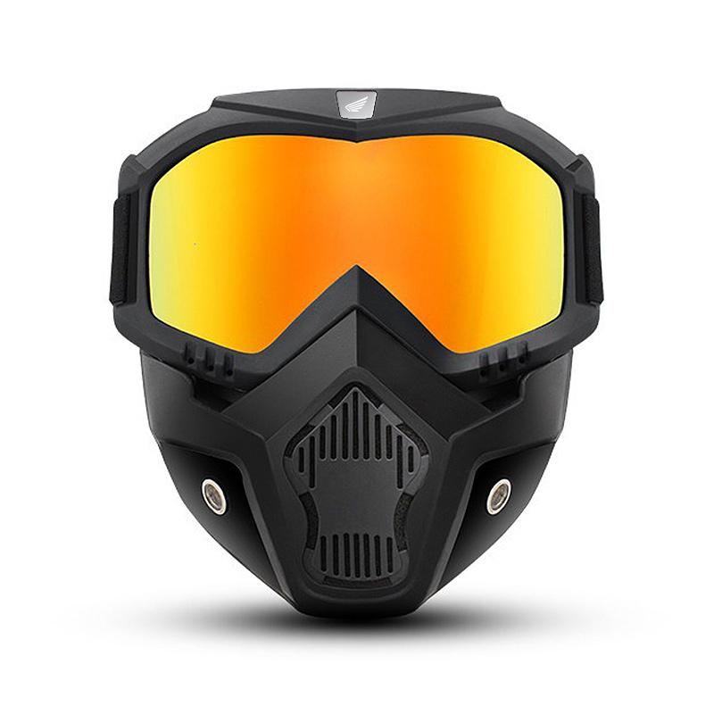 ARD1 Motorcycle Protector Face Mask Removable Full Face Protection Helmet Goggles Riding Motocross Glasses Moto Accessories For Honda