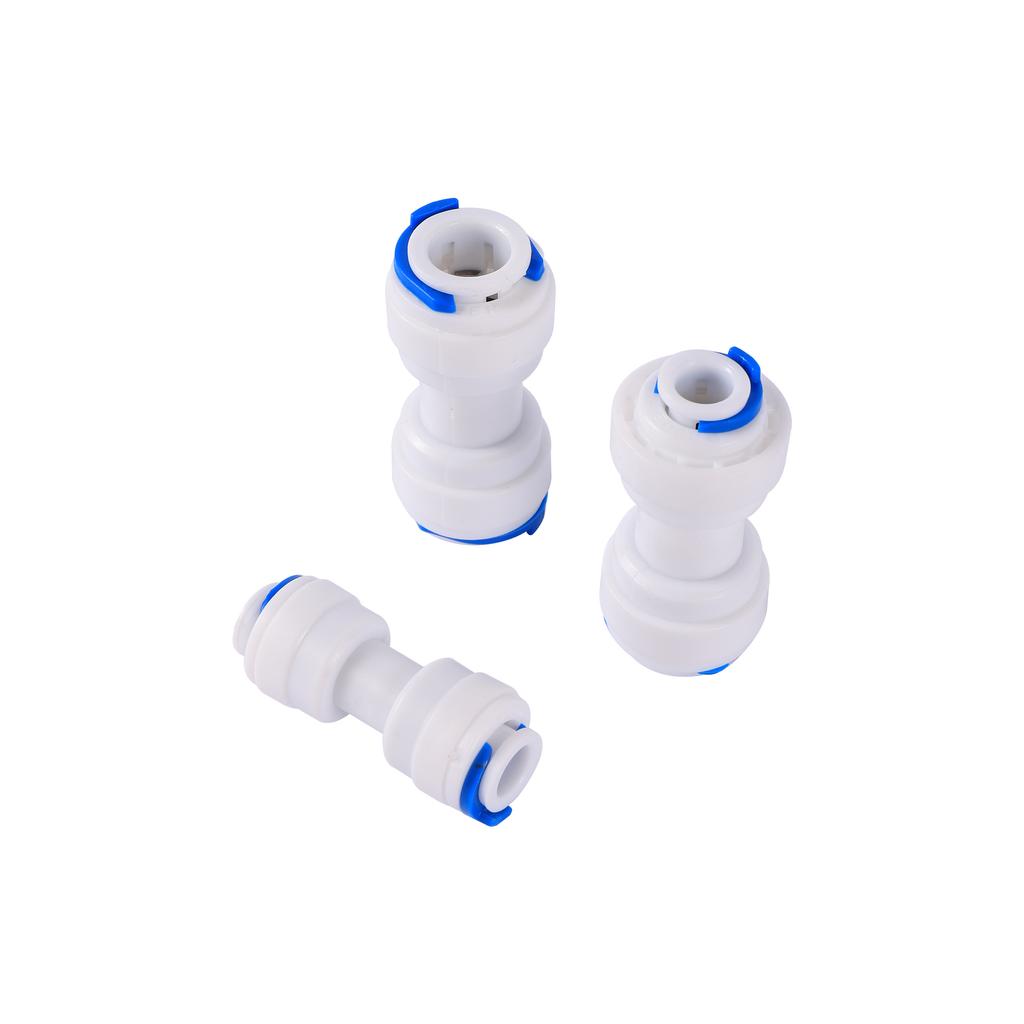 OD 1/4" 3/8" Hose Tube Connectors Reverse Osmosis Aquarium Fittings RO Water Elbow Straight Plastic Pipe Coupling Water Joints