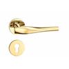 Modern Minimalist Wooden Door Handle and Lock Set for Household Indoor, Bedroom, Bathroom and Courtyard Wooden Doors