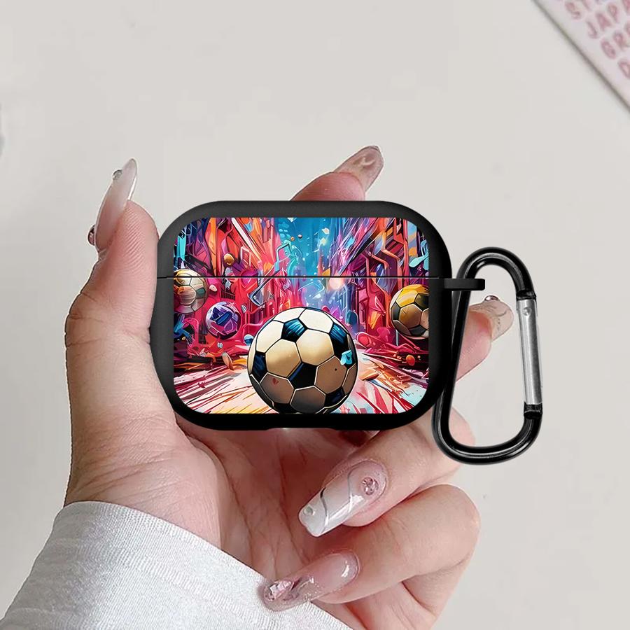 

Футбольные Граффити Чехлы для Наушников Чехол Для Airpods Pro3 Pro2 2 3 4 Pro 1 Airpods Pro 3