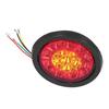 12 24V 16LED Round Taillight Red Yellow Light Color Turn Signal for Trailer Trucks Caravan RV