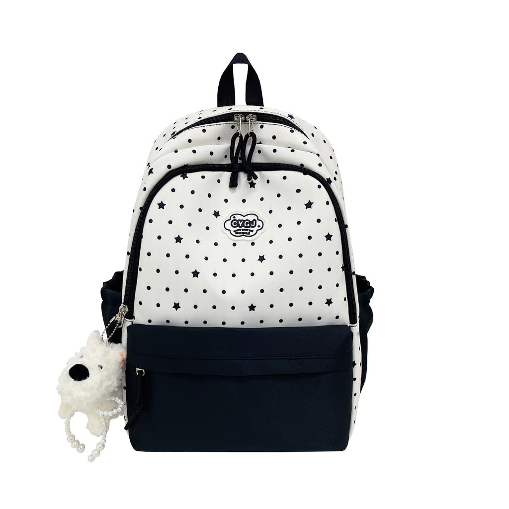 Schoolbag High-value Schoolbag Female Primary School Students Large Capacity Mori Printing Cute Junior High School Students Lightweight Travel