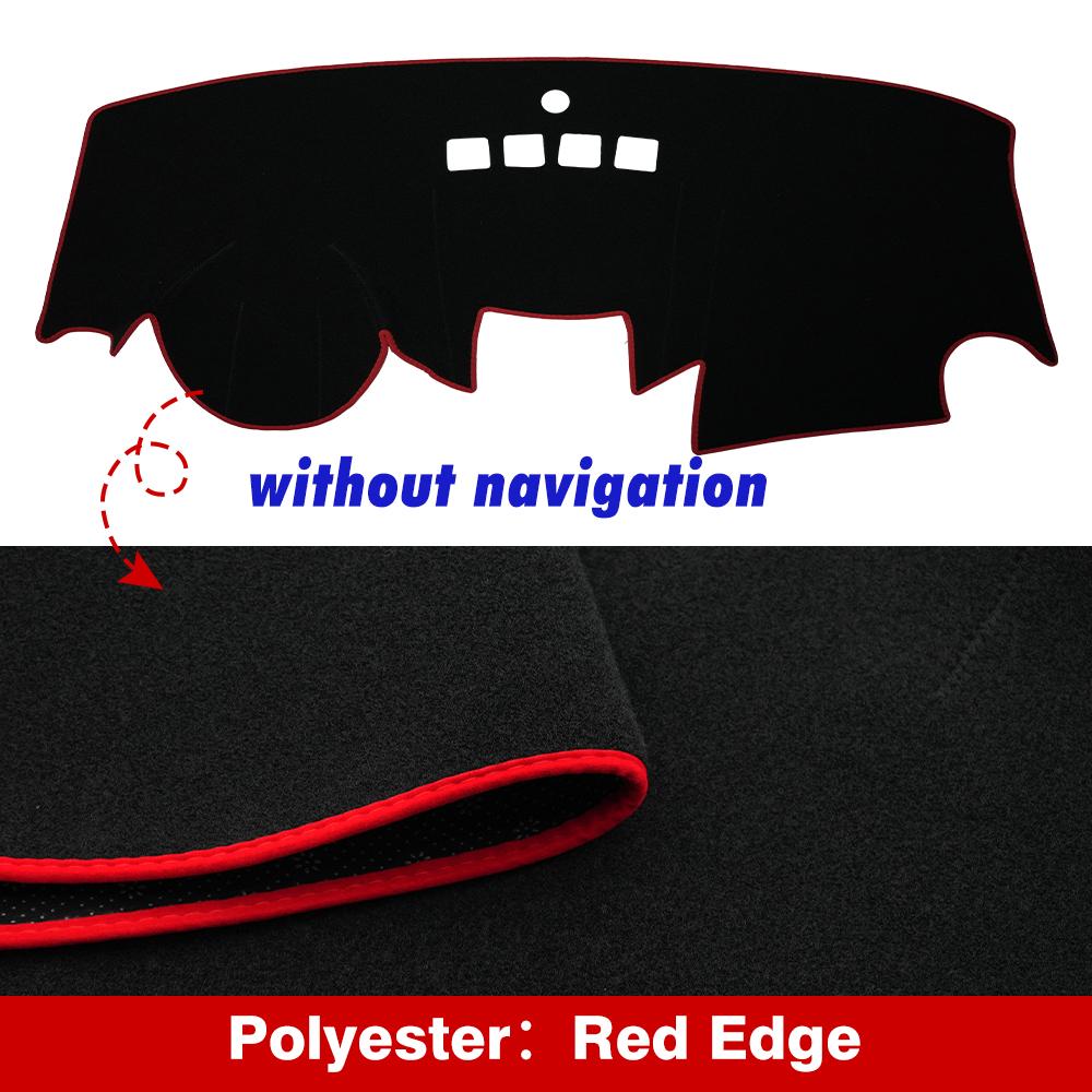 

For Ford Fiesta 2009-2016 10 11 12 13 14 15 Dash Mat Sun Shade Anti-UV Carpets Car Accessories Car Dashboard Cover Left hand drive