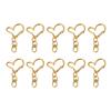 10 Pcs Swivel Clasps Metal Heart Keychain Lobster Clasp Snap Hook for DIY Making