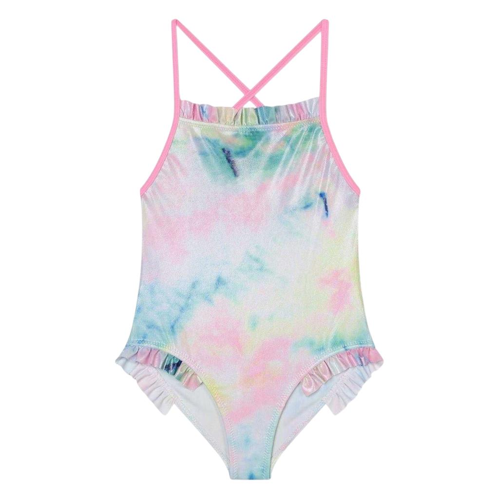 Billieblush Girls Printed One Piece Swimsuit