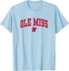 Mississippi Ole Miss Rebels Arch Over Blue T-Shirt