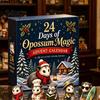 Holiday Gift for Kids Friends 2026 Christmas Advent Calendar, 24-Day Acrylic 2D Ornament Set with Blind Box Animal Figures, Tree Hanging Decor,
