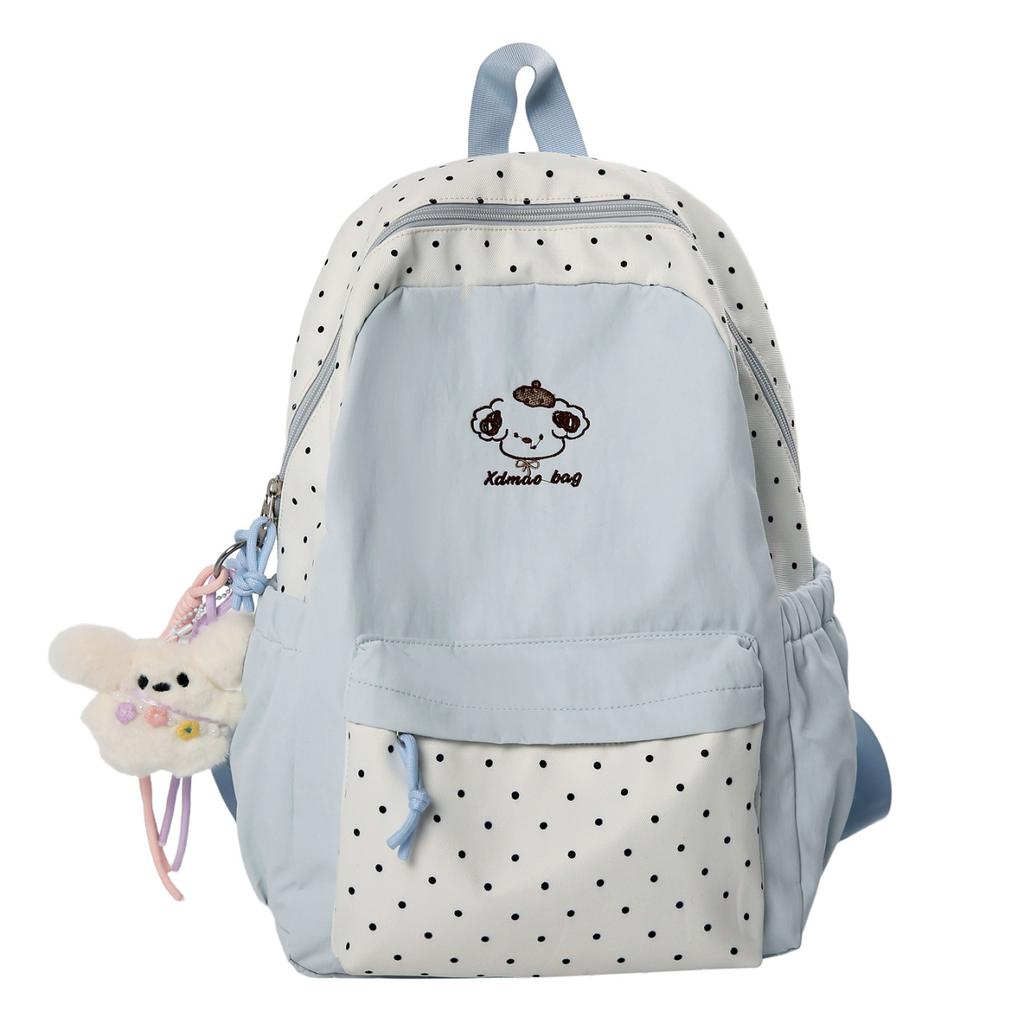 Zaino nuovo stile college ragazza zaino carino semplice versatile zaino a colori contrastanti donna viaggio leggero zaino alla moda