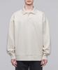 MUSINSA STANDARD Oversized Collared Sweatshirt [Oatmeal]