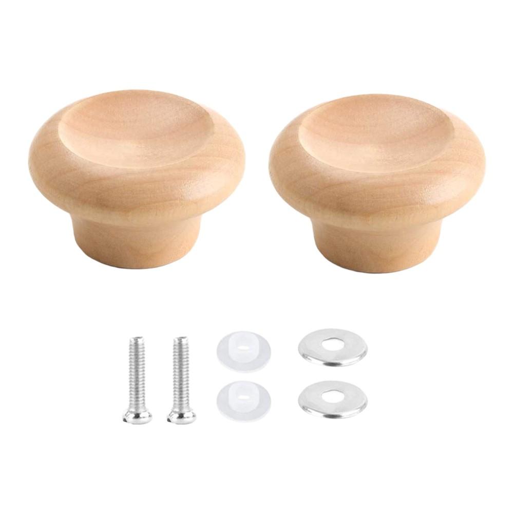 Heat-resistant Wood Wooden Lid Knob Pot Lid Handle Wide Fit