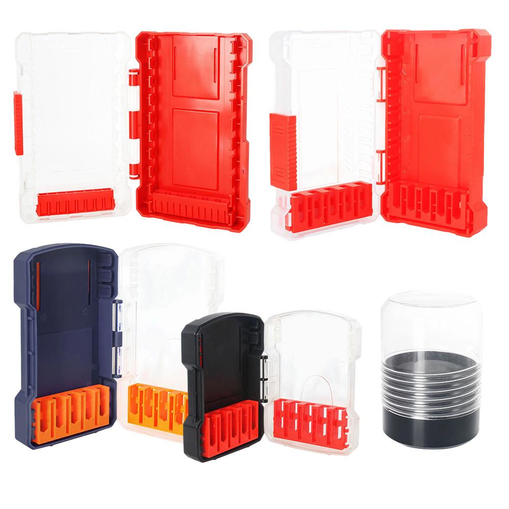 Compact Dimensions Drill Bit Storage Box Hex Shank Organizer
