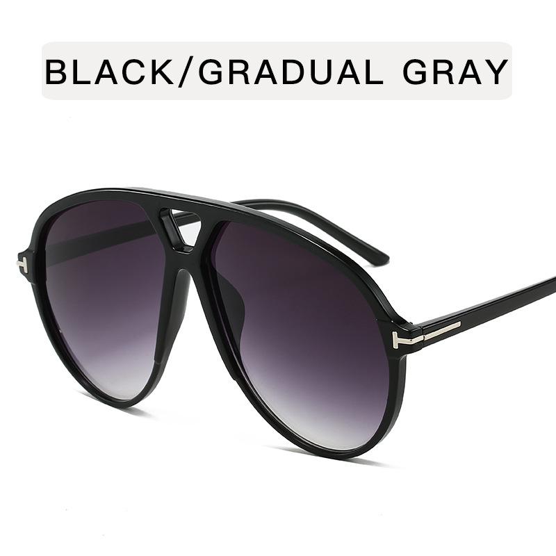 European American Style Sunglasses for Women Pilot Shape Big Size Men's Sun Glasses Driving Hiking Woman Sunglass