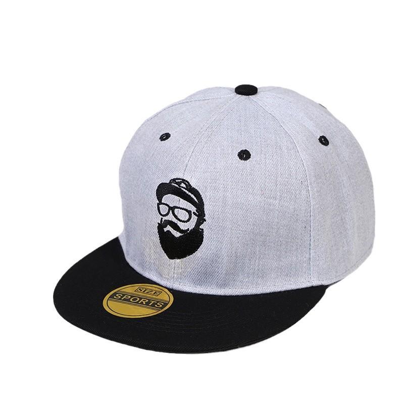 Popular bearded uncle baseball cap, men's and women's fashion hip-hop hat, outdoor sports visor